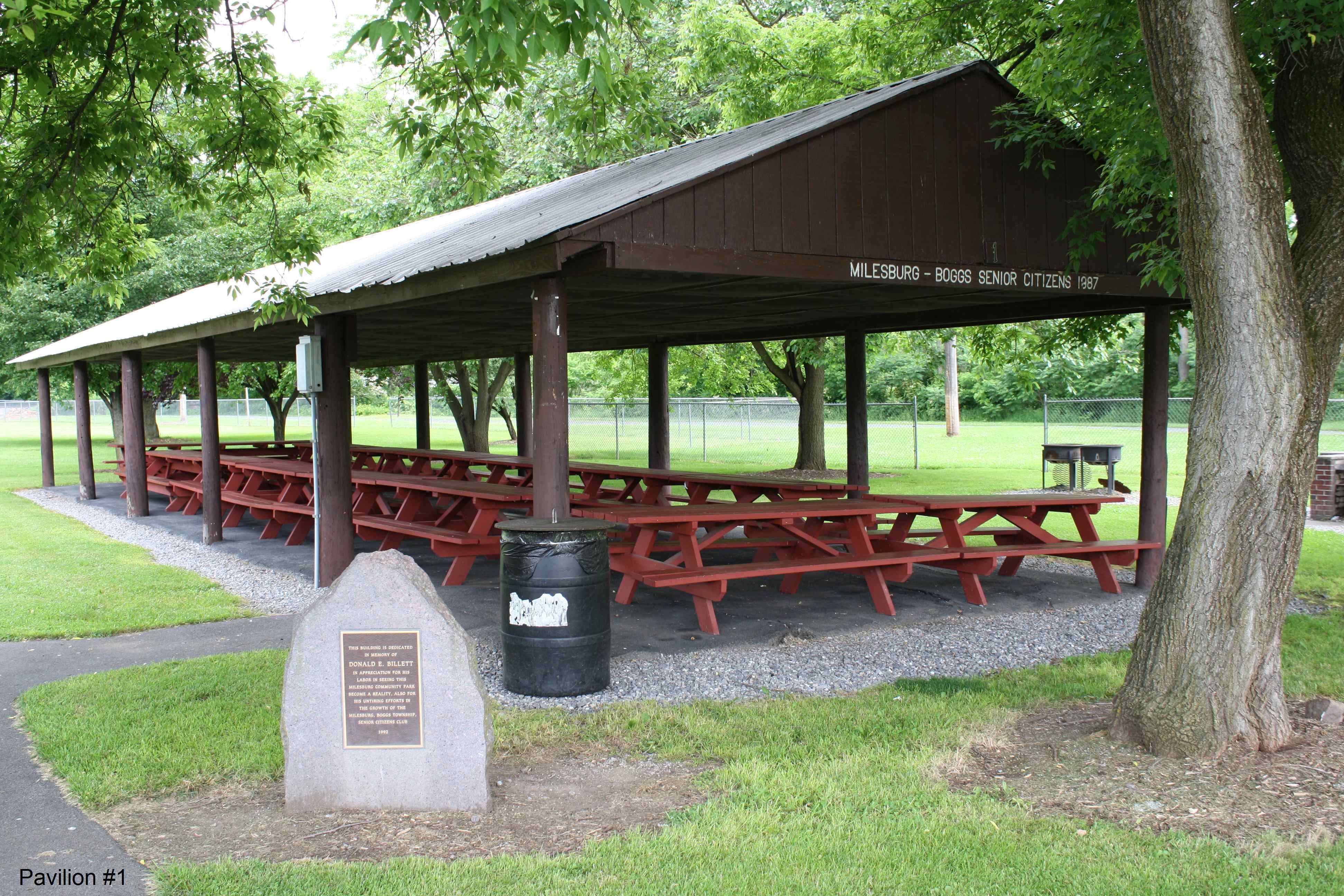 Milesburg Community Park - Picnic Pavilion #1